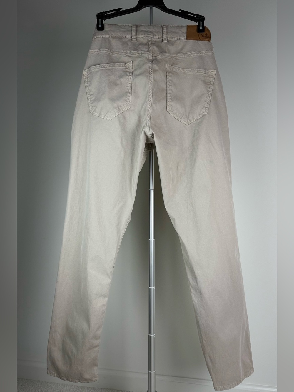 Peter Millar Crown Crafted Men's 5-Pocket Pants Khaki Beige Size 34x32 - Picture 6 of 6